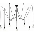 SPIDER Lampa wisząca E27 IP20 czarna