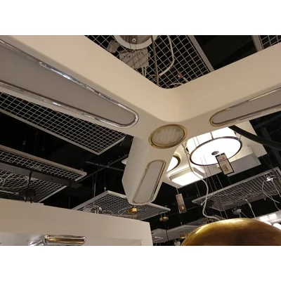Star Lampa wisząca ekspozycyjna biała z pilotem