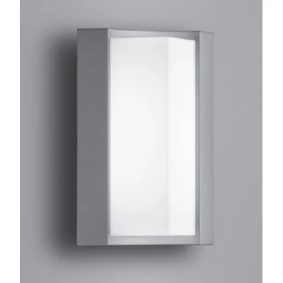 SUEZ Lampa ścienna zewnętrzna ekspozycyjna tytanowa