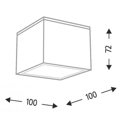 SUWA Lampa sufitowa czarna