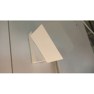 TIBER Lampa ścienna ekspozycyjna biała