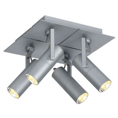 TITTO Lampa ścienno-sufitowa szara