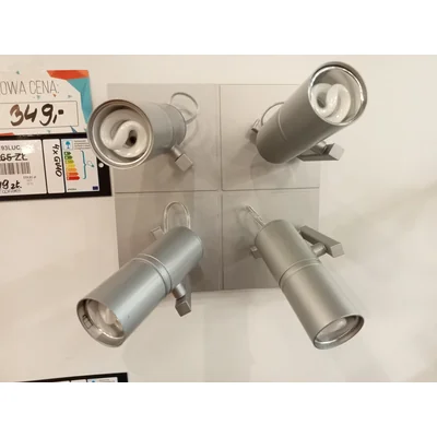 TITTO Lampa ścienno-sufitowa szara