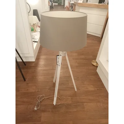 TRIPOD Lampa podłogowa dąb bielony