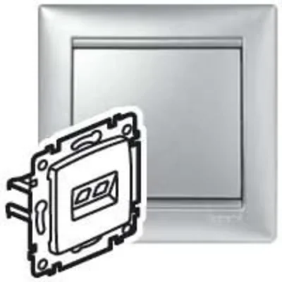 V: AL Gniazdo 1XRJ 45 KAT.5E UTP