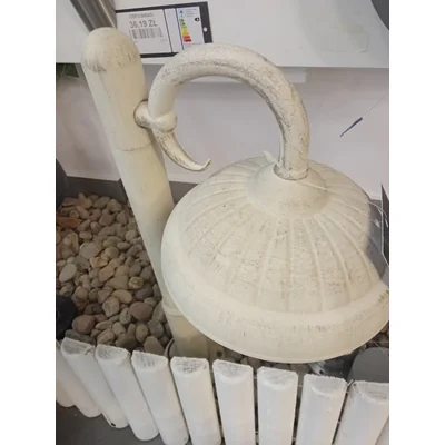 Verdon Lampa stojąca zewnęrzna 50 cm biała antyczna