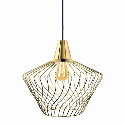 WAVE S Lampa wisząca złota