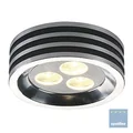 Zebled Round wbudowana aluminium LED 3200K